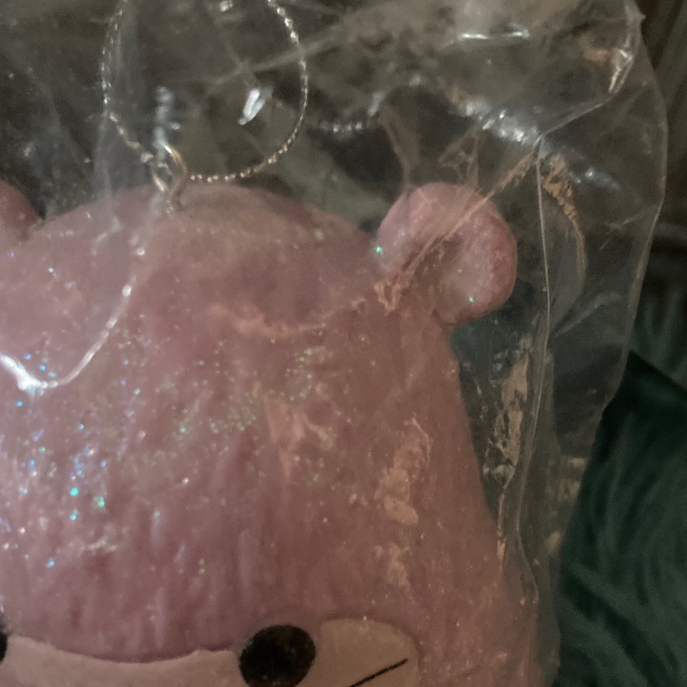 Squishmallows Fuzz A Mallows pink chinchilla ornament - Picture 7 of 7